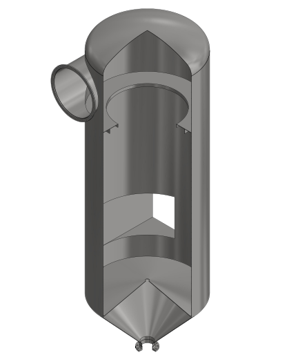 Centrifugal droplet separator